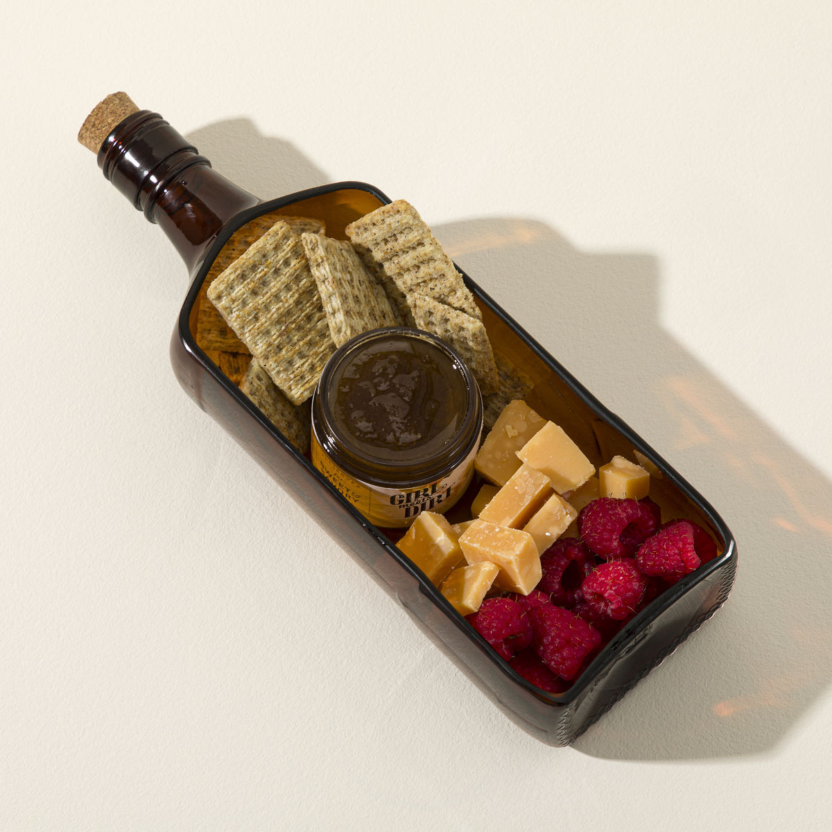 Upcycled Bottle Serving Platter | UncommonGoods