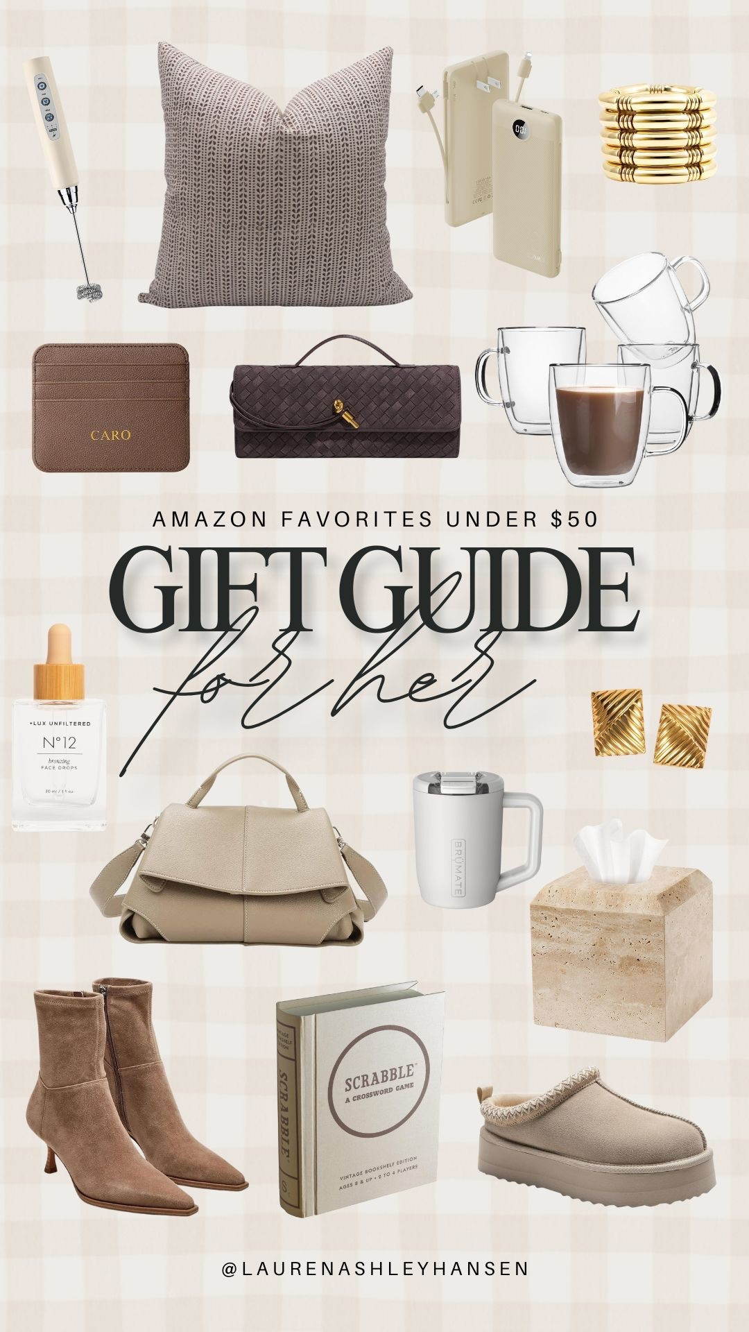 Amazon gift guide for her—all under $50!! The perfect mix of fashion, beauty, lifestyle, tech and more. I own many of these and absolutely love them.

#LTKFindsUnder50 #LTKHoliday #LTKGiftGuide