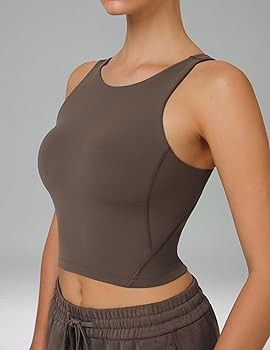 Colorfulkoala Dreamlux Womens Padded Sports Bra High Neck U-Back Yoga Running Workout Athletic Ta... | Amazon (US)