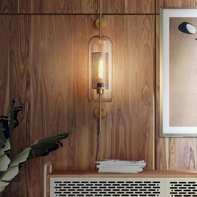 Modern - Led Wall Lamps Sconces Set of 2, Wall Mount Light 2-Lights with Acrylic Shade Compatible... | Amazon (US)