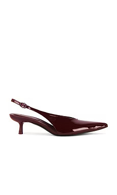 SIMKHAI Sylvie Slingback Heel in Cranberry from Revolve.com | Revolve Clothing (Global)