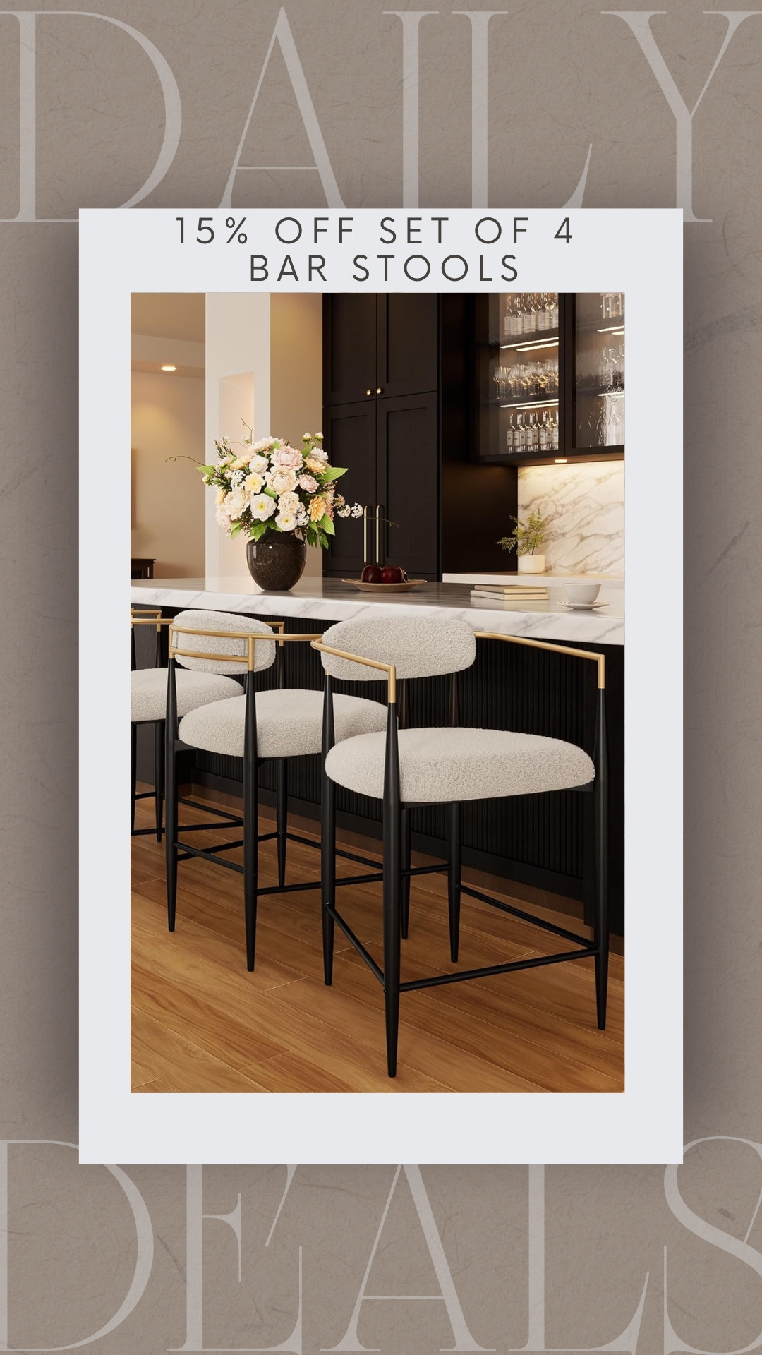 These bar stools are such a win if you’re refreshing your kitchen or island area 🤍 timeless design, comfy seating, and they’re 15% off today. Perfect for everyday use but still feel elevated.

amazon home finds, bar stools, kitchen stools, counter stools, neutral home

#AmazonHome #AmazonDeals #KitchenInspo #BarStools #HomeUpgrade #LTKHome #NeutralDecor 

 