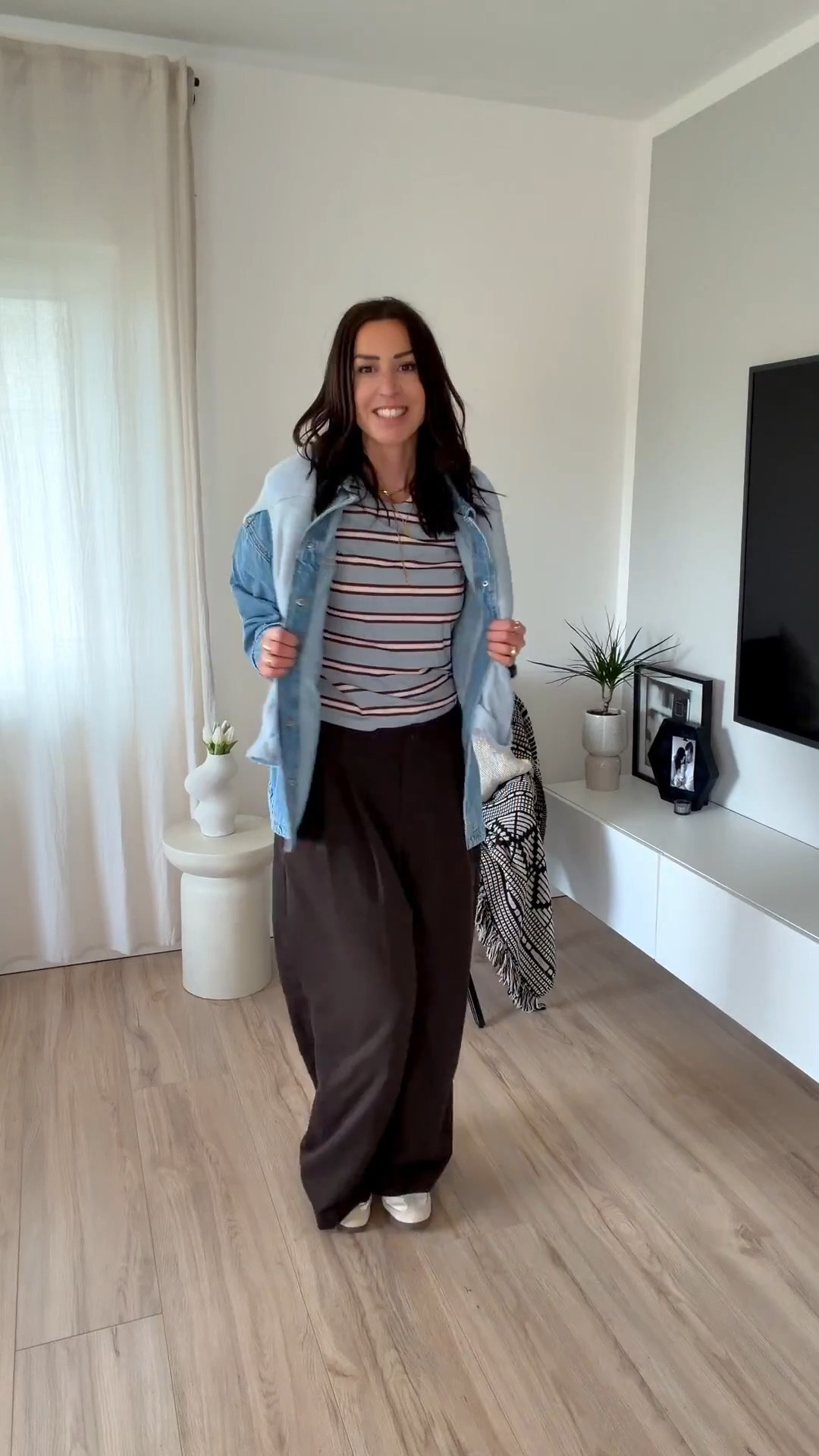 chocolate brown outfit- 1 hose, 5 looks 

#LTKspring #LTKdeutschland