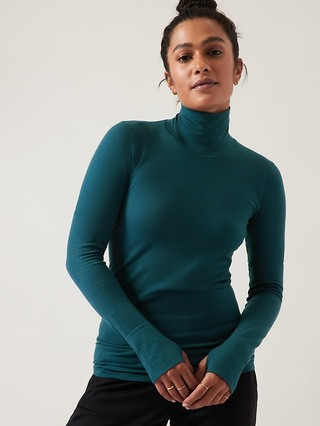 Foresthill Ascent Seamless Turtleneck | Athleta