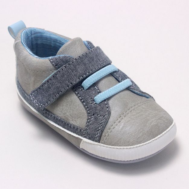 Baby Boys' Ro+Me by Robeez Parker Casual Shoes - Gray | Target