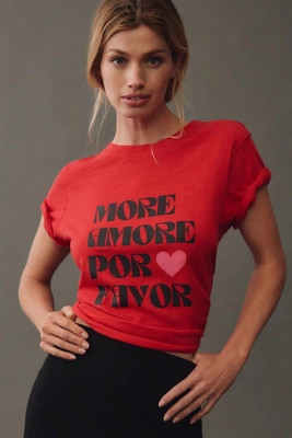 Daniela Berkhout More Amore Por Favor Graphic Tee | Anthropologie (US)
