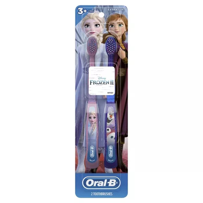 Oral-B Kid's Toothbrush featuring Disney's Frozen Soft Bristles for Children and Toddlers 3+ -  2... | Target