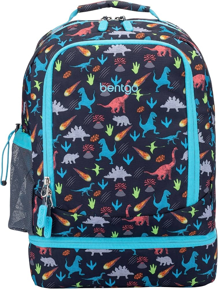 Bentgo Kids Prints 2-in-1 Backpack & Insulated Lunch Bag (Dinosaur) | Amazon (CA)