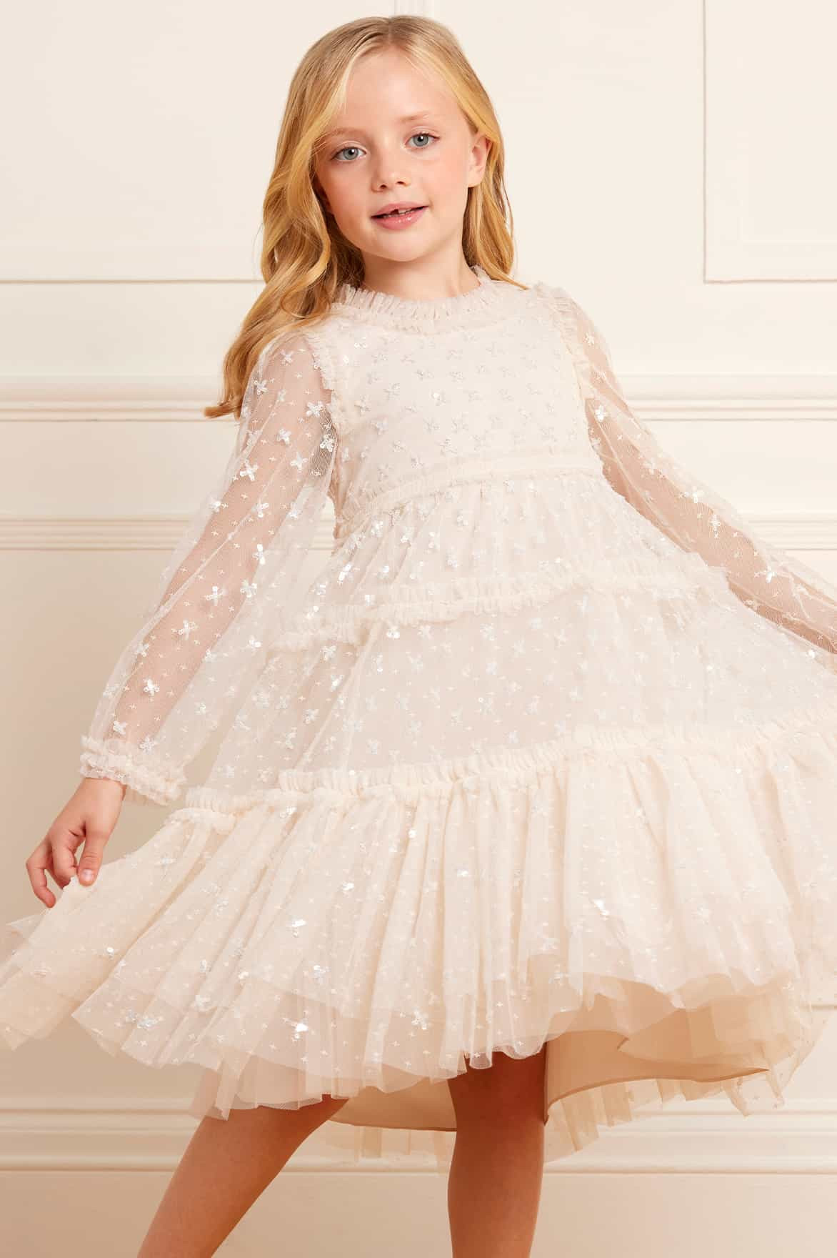 Sequin Kisses Kids Dress | Needle & Thread US