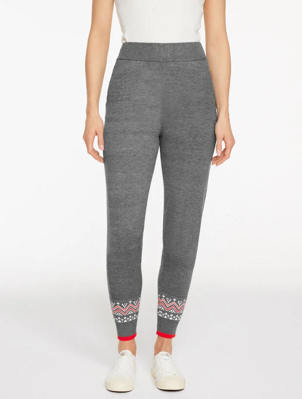 Sweater Joggers - Nordic Fair Isle | Talbots