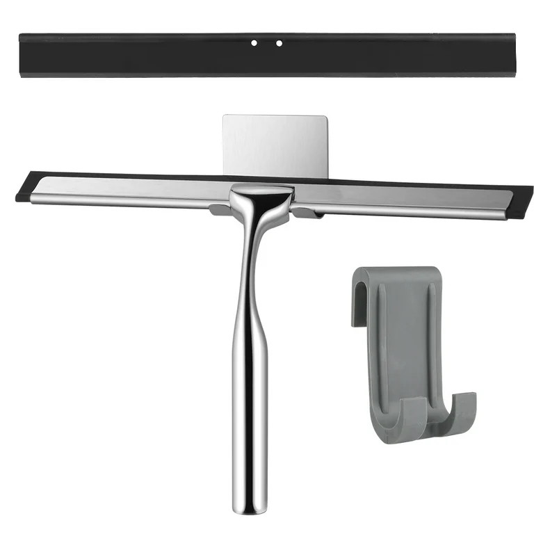 KOOVON Shower Squeegee for Shower Doors, Bathroom, Window and Car Glass, Stainless Steel - Walmar... | Walmart (US)
