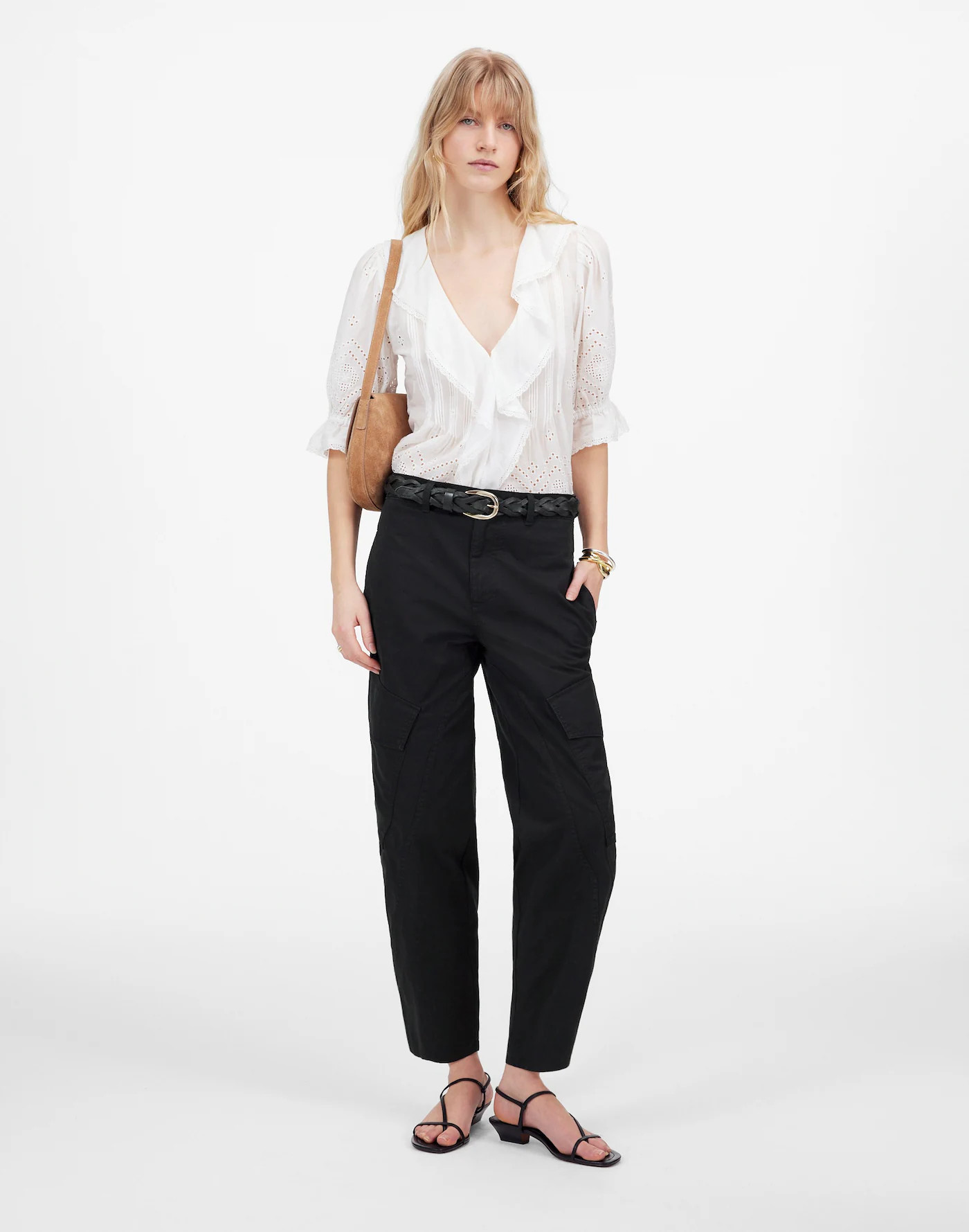 The Barrel-Leg Utility Pant in Garment-Dyed Twill | Madewell