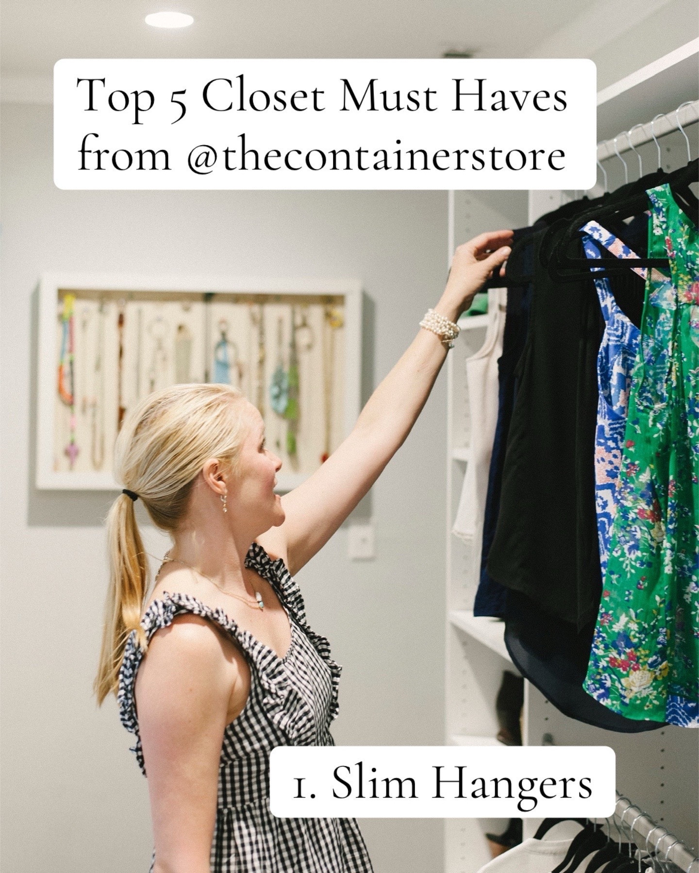 Closets deserves all the love! 

Top five closet must haves from @Thecontainerstore 
1.  Slim hangers
2. Drawer dividers
3. Sweater & Linen Boxes 
4.  Purse holders
5. Shelf dividers 
These items can be used for years and years and can adjust when your clothing needs change. Make your closet a happy and organized space. 
.
.

#OrganizedLife
#savannahorganizer 
#houseofvon  #savannah #professionalorganizer #declutter #professionalorganizing  #cluttertoClarity #closetgoals #ltkcreator 

#LTKOver40 #LTKHome #LTKBeauty