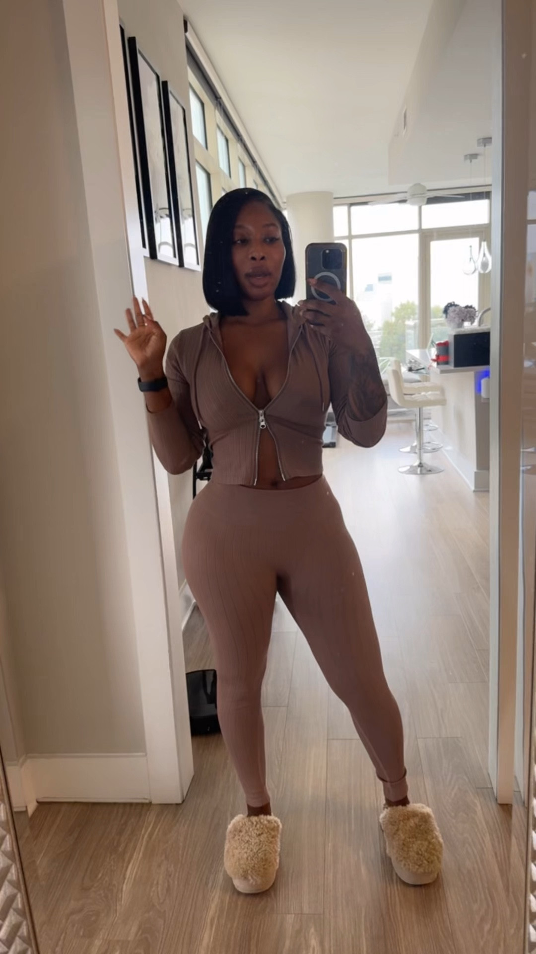 Hey y'all, I'm back with another Walmart set for the fall and it's only $19.99 too! It's super stretchy and comfortable, it comes in 4 colors but right now it's only available in black. I'm wearing a size medium but I could've fit a small. 

#LTKStyleTip #LTKFindsUnder50 #LTKSeasonal