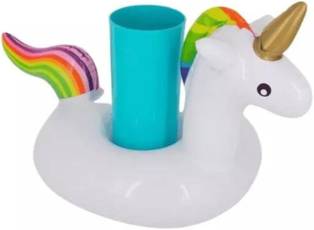 Boia Porta Copo Unicórnio Flutuador Praia Piscina Festa | Amazon (BR)