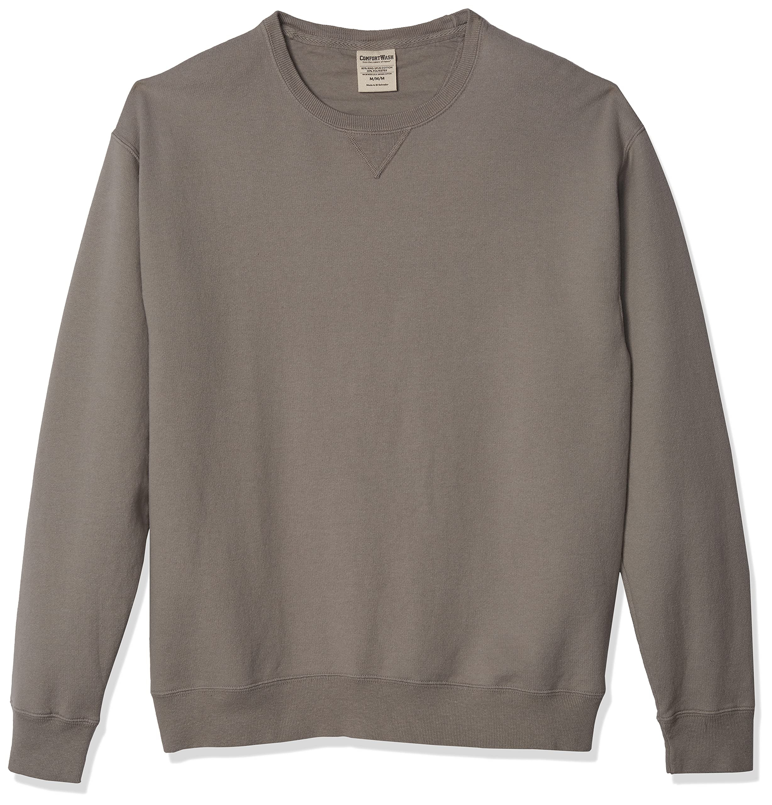 Hanes Men's Comfortwash Garment Dyed Sweatshirt | Amazon (US)