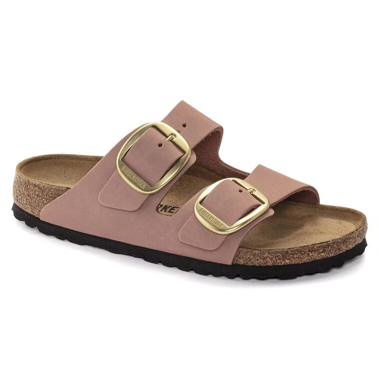 Arizona Big Buckle Nubuck Leather Old Rose | BIRKENSTOCK | Birkenstock USA
