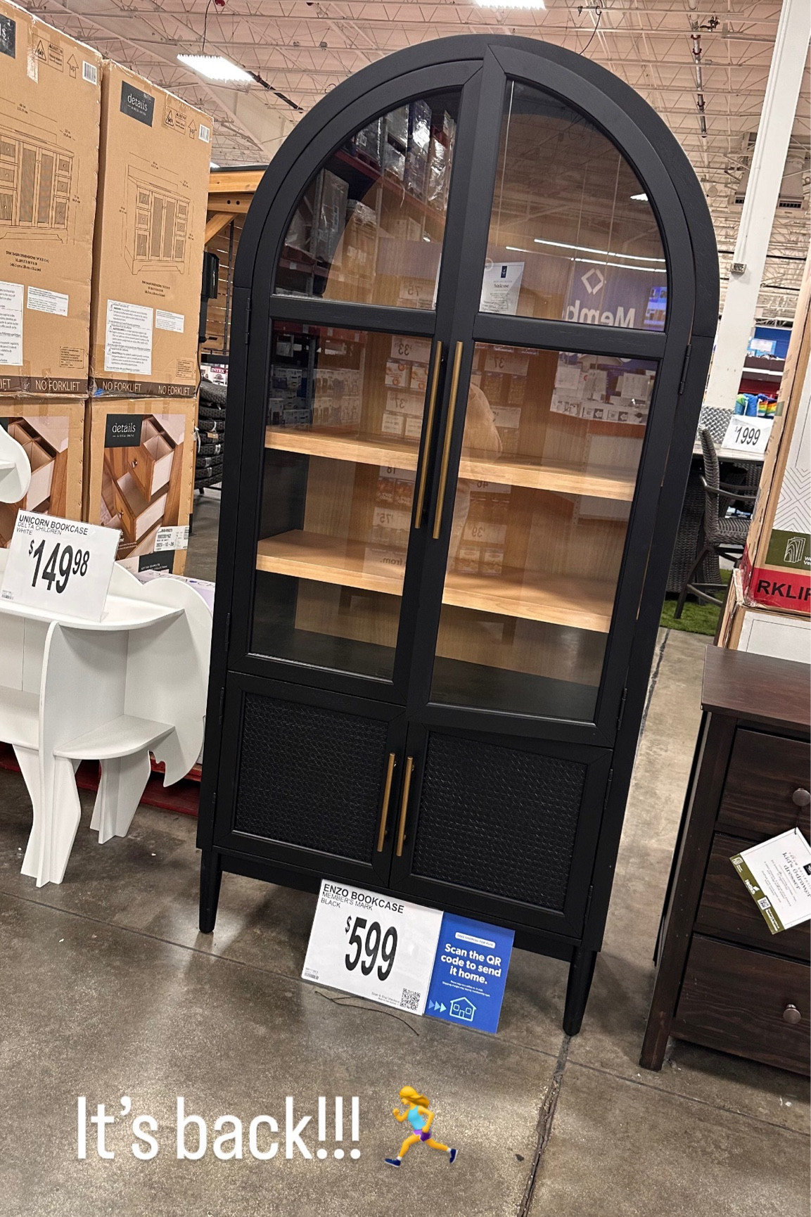 Experimentingwithdecor was walking around Sam’s club and spotted this beautiful Enzo Bookshelf. This would be perfect for living room decor or dining room decor. Check if your store has them in stock.

#LTKSpringSale #LTKhome #LTKMostLoved