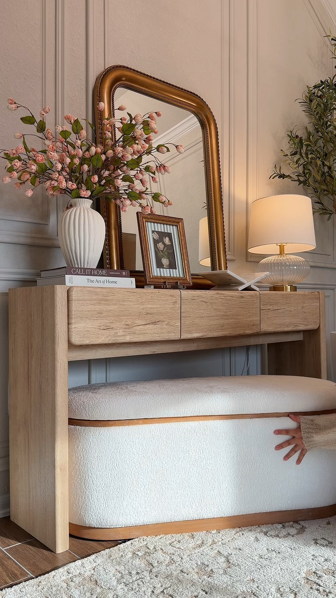 My budget friendly bench with hidden storage comes in multiple colors and  currently 40% 

@Wayfair 

#LTKSaleAlert #LTKHome