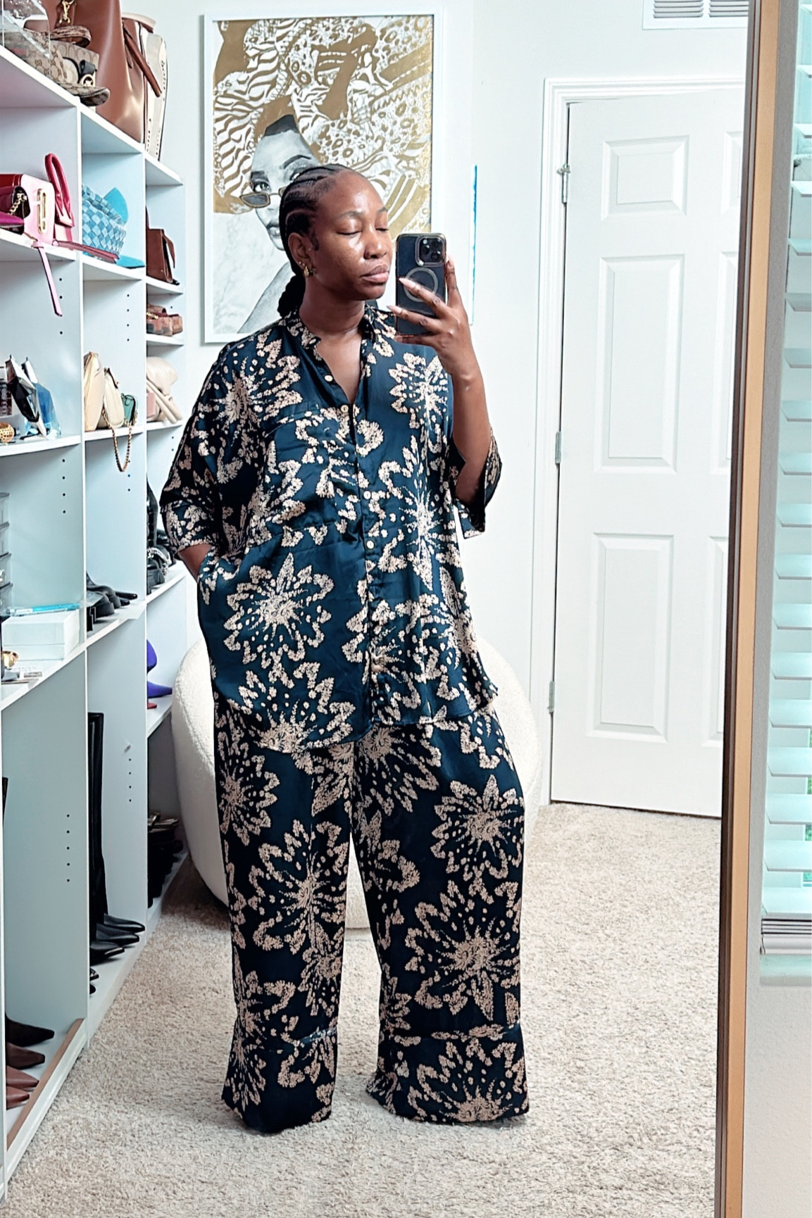 Chilling in my favorite lounge set. It fits oversized so you size down. Wearing XS top and S pants.


#LTKfindsunder100 #LTKstyletip #LTKhome