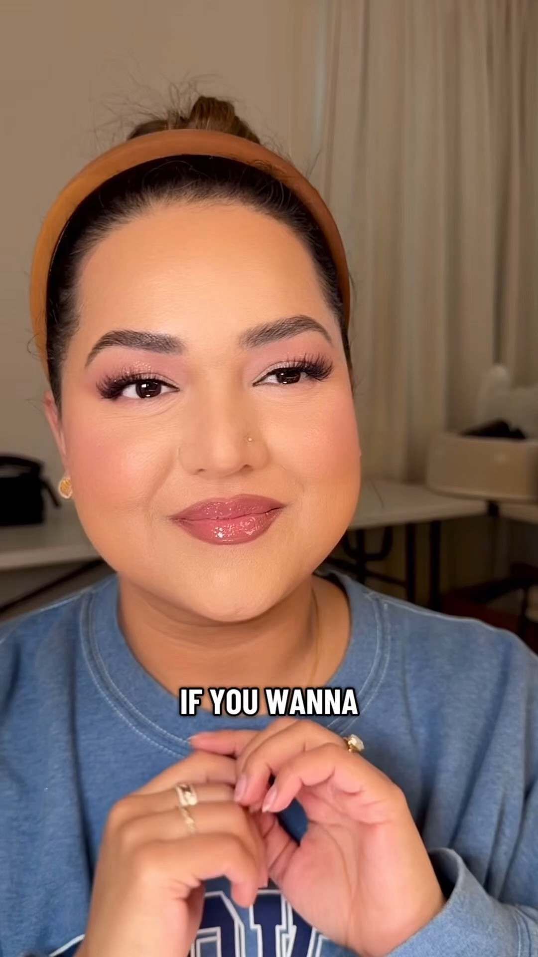 The most perfect pink soft glam makeup look!