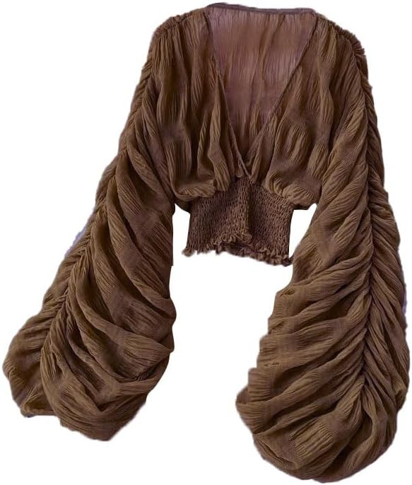 Bell Sleeve Tops for Women Dressy Tops for Evening Wear Lace Blouses for Women | Amazon (US)