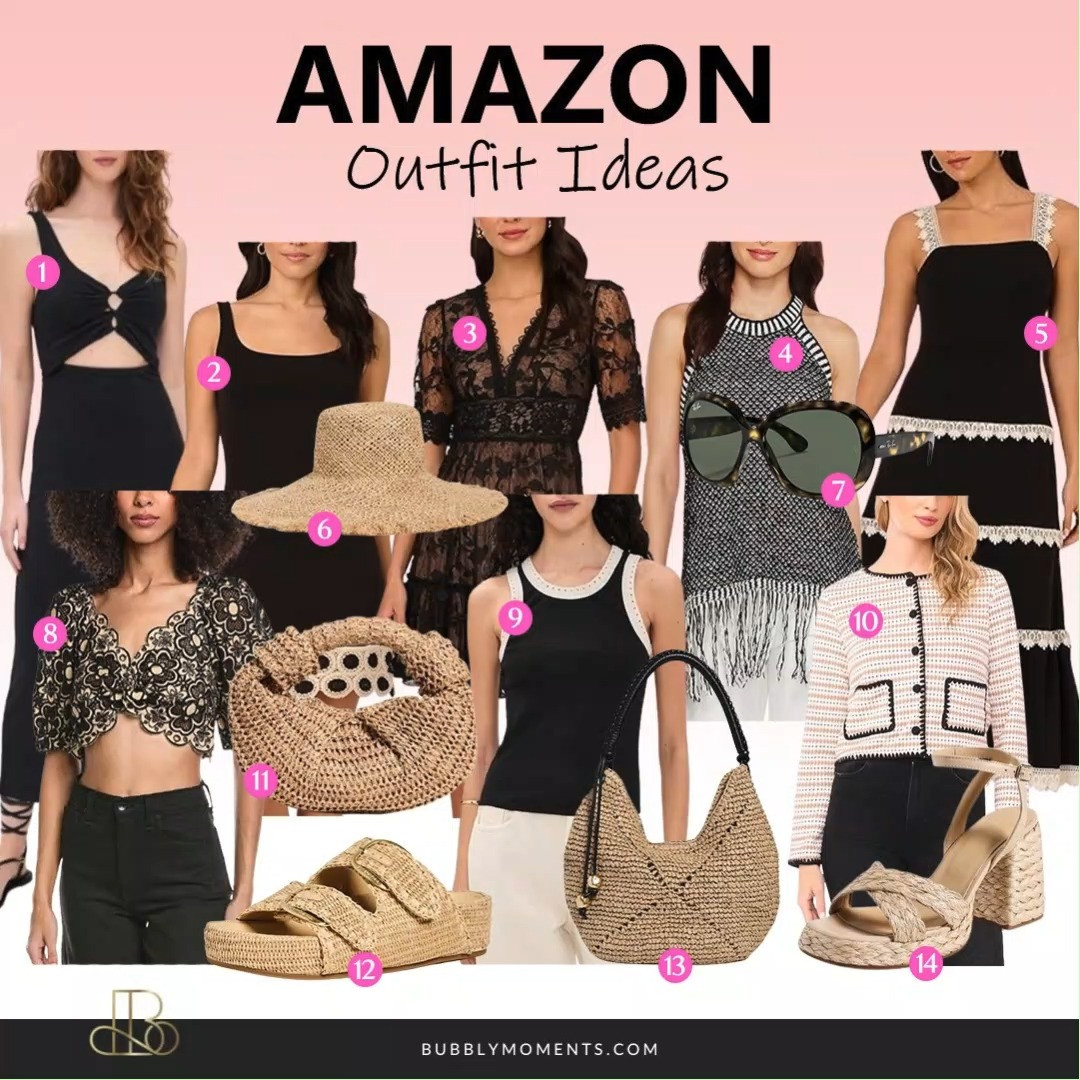 Easy and cute outfit ideas from Amazon 🤍✨ These looks are perfect for vacations, brunch, beach days, date nights, or everyday outfits. Featuring pretty dresses, matching sets, woven bags, sandals, and simple accessories that are easy to style and wear.
These pieces are easy to mix and match, so you can create different outfits all season long. Save this post for your outfit inspo and tap to shop your favorites 💕
#LTKootd #LTKStyle #LTKFinds #AmazonFashion #OutfitIdeas #AmazonFinds #OOTD #WomensFashion #StyleInspo #SummerOutfits #VacationOutfits #CasualStyle #CuteOutfits #BeachStyle #FashionInspo #TrendingNow #EverydayStyle 

 