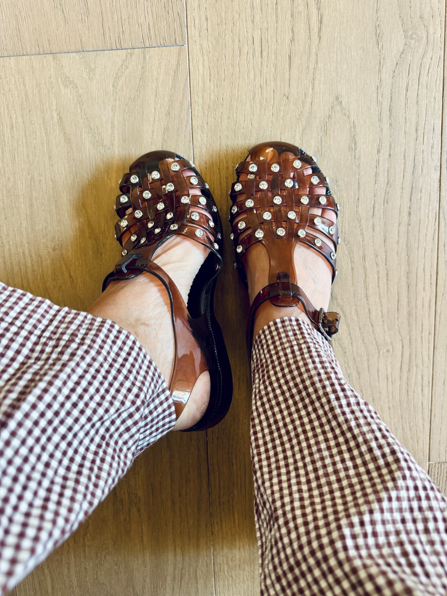 Summer sandals 
Jellies with rhinestones 
So adorable !! 

Target finds gingham set 
@Target 

#LTKSwim #LTKmomlife #LTKTravel