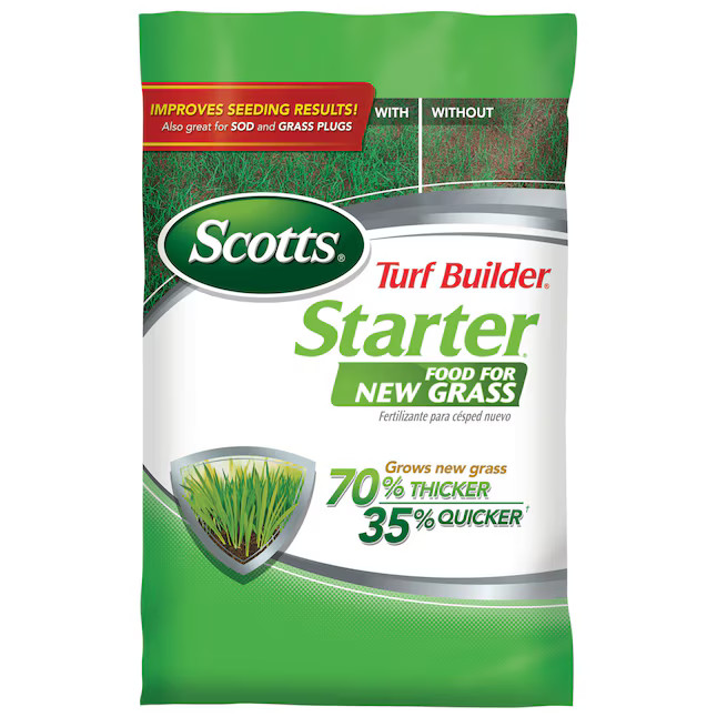 Scotts Turf Builder Starter Food 15-lb 5000-sq ft 24-25-4 All-purpose Lawn Starter Fertilizer | Lowe's