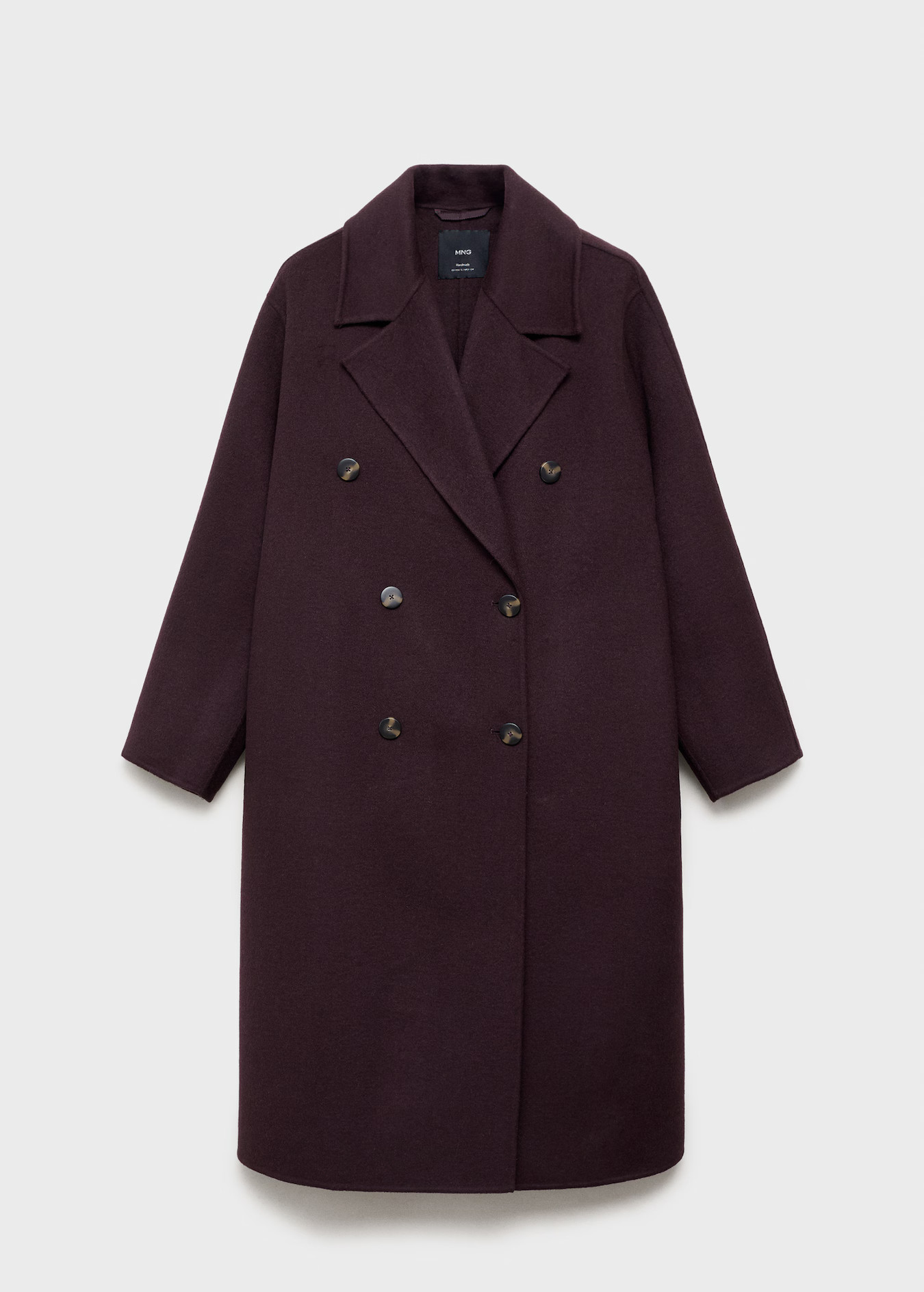 Handmade oversized wool coat | MANGO (UK)