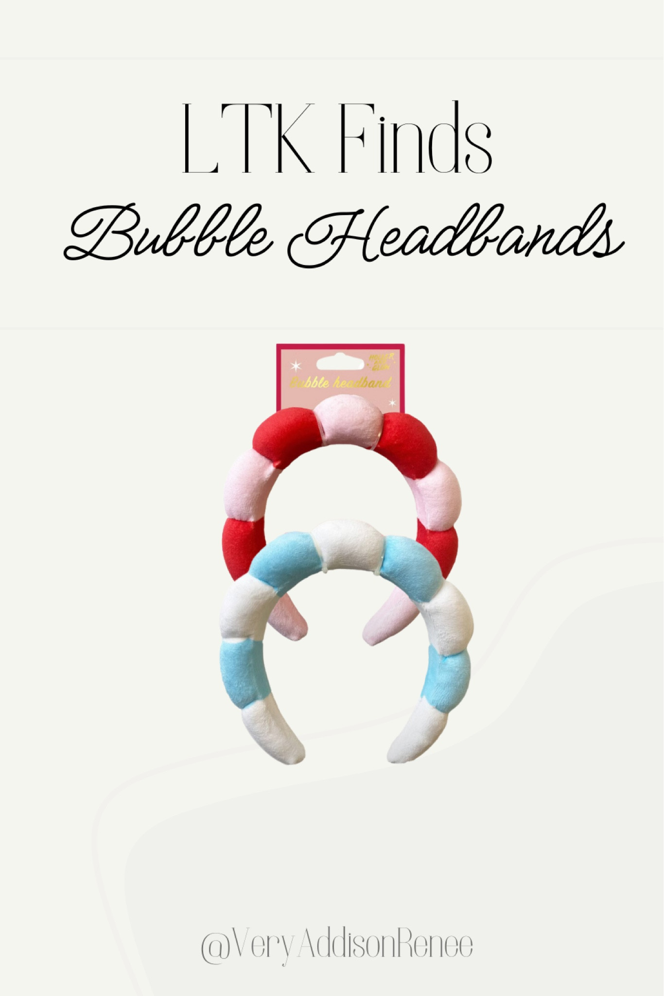 Super cute Christmas themed bubble head bands! They’re great for stocking stuffers or just normal gifts! A great add to your beauty routine! Follow for more!







#LTKGiftGuide gifts, gifts for her, ltk gift guide, ltk gifts, teen gift guide, gift guide, gift basket, gift ideas, gifts for teens, gifts for girls, teen girl, teen girl gift, tween gift, teen girl gift guide, tween gifts, tween gift guides, tween girl gifts, ltk teen, teen birthday gift, teen birthday gift girl, teen birthday present, present ideas, gift ideas teen
Christmas, Christmas gift, Christmas gift 2024, Christmas gift guide, girls Christmas gift, Christmas gift for her, Christmas gift ideas, Christmas ltk, ltk Christmas,xmas gifts

#LTKFindsUnder50 #LTKBeauty #LTKHoliday