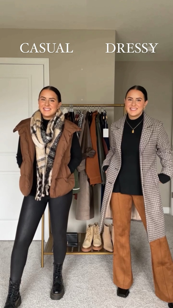 Thanksgiving or Friendsgiving outfit options! M turtleneck, s puffer vest, sp jacket, mp in Spanx - pretty much all on sale! Sweater is $13 & use code LAURENMXSPANX for Spanx! 

#LTKHoliday #LTKsalealert #LTKSeasonal