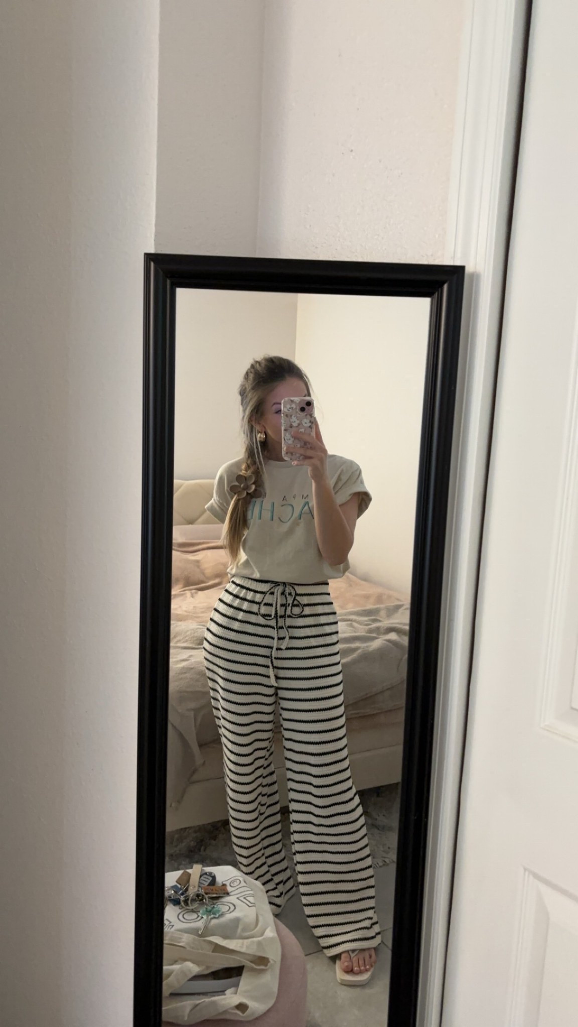 Striped pants summer outfit🤍

#LTKootd #LTKSeasonal