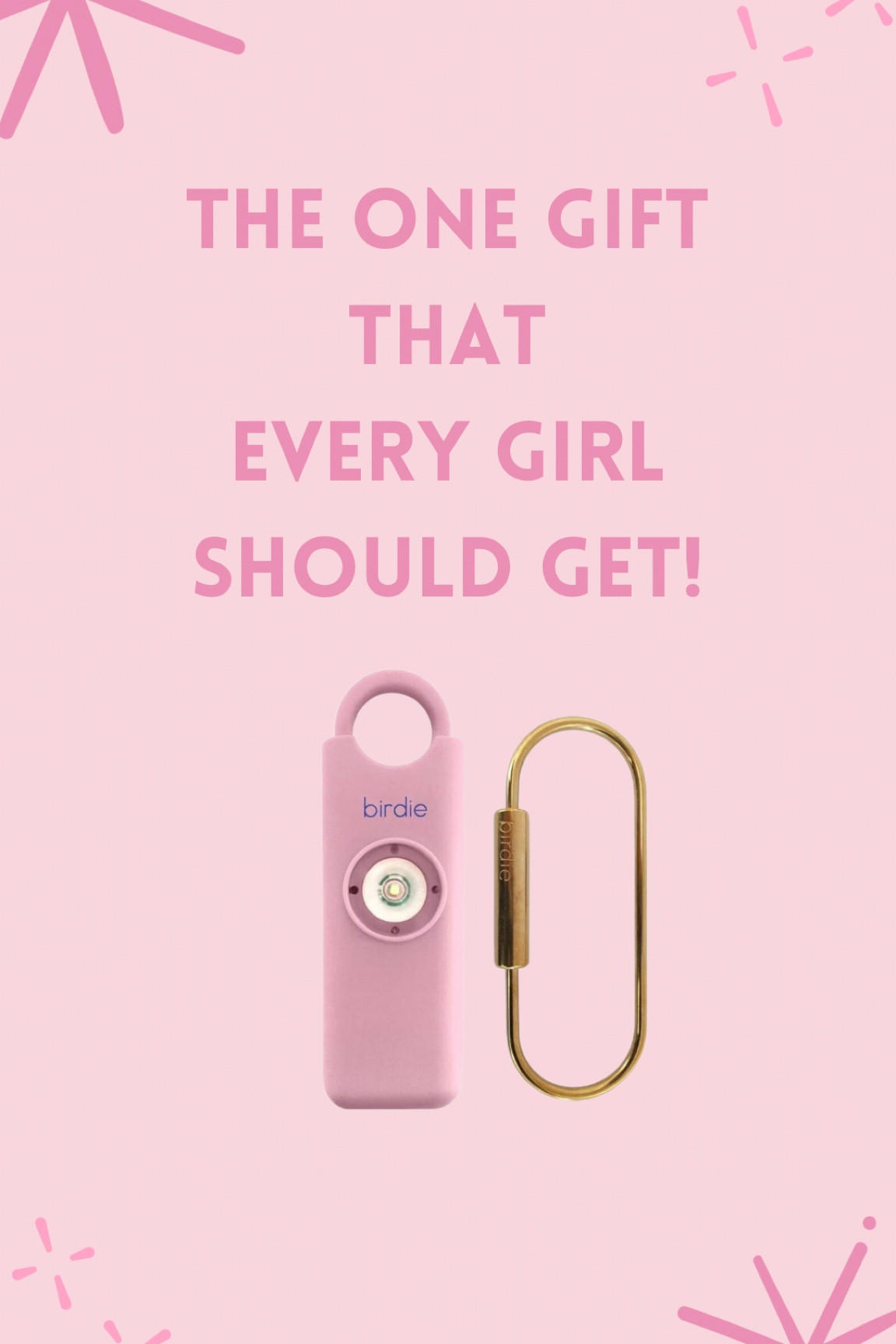 It's a key chain but it's for safety - when you pull it, it makes a loud noise and a bright flashing light.

Basically a non-violent deterrent.

#womensgifts #womensgiftguide #giftguide #blackfriday #teengiftideas #teengiftguide

#LTKHoliday #LTKGiftGuide #LTKCyberWeek
