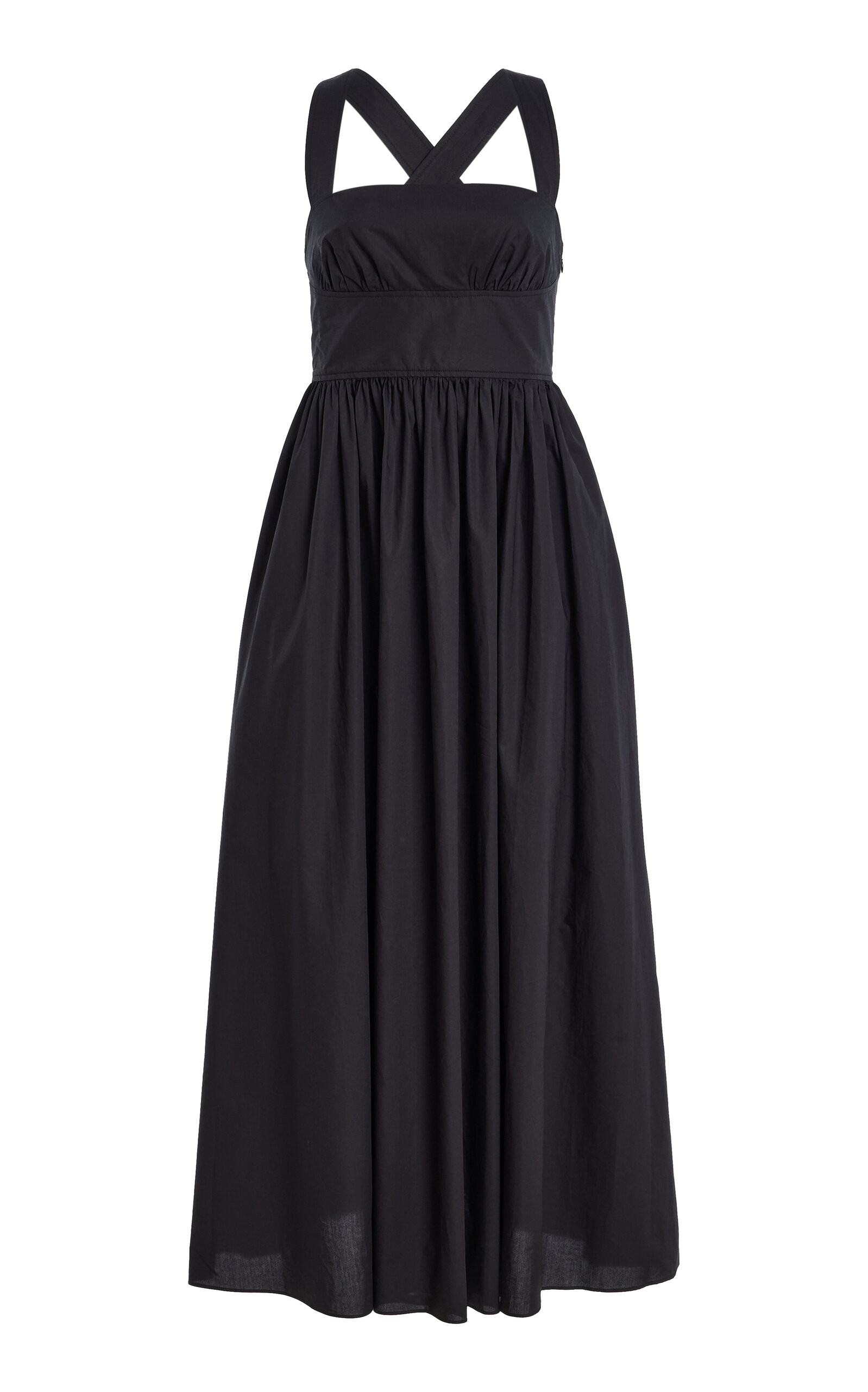 Crossback Cotton Midi Dress | Moda Operandi (Global)