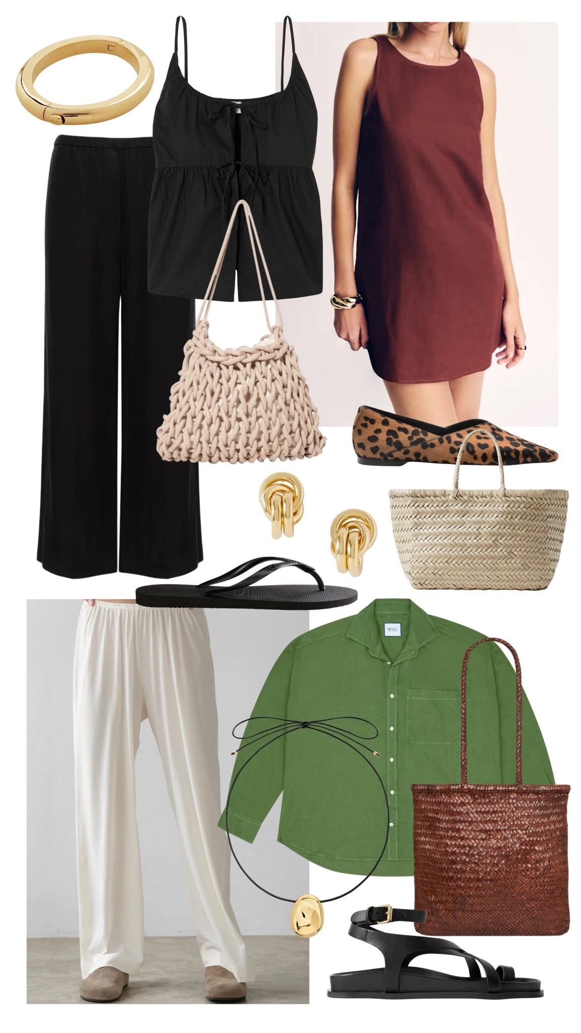 Three pieces I’ve added to my summer wardrobe and how I’m styling them: a simple red linen mini dress for holidays, a tie-detailed black poplin top, and an oversized green linen shirt that adds a pop of colour to neutral basics. Styled with textural bags, fun sandals and loafers, and sculptural jewellery to elevate the everyday.

You can find more style content over on my Substack ’The Wardrobe Edit’

#LTKsummer #LTKstyletip