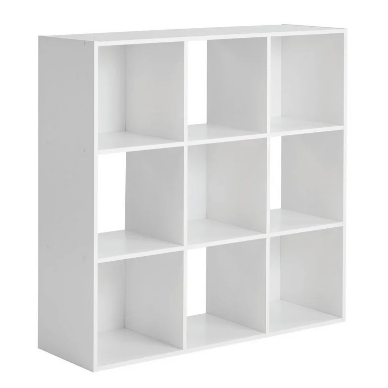 Mainstays 11" 9-Cube Storage Organizer, White | Walmart (US)