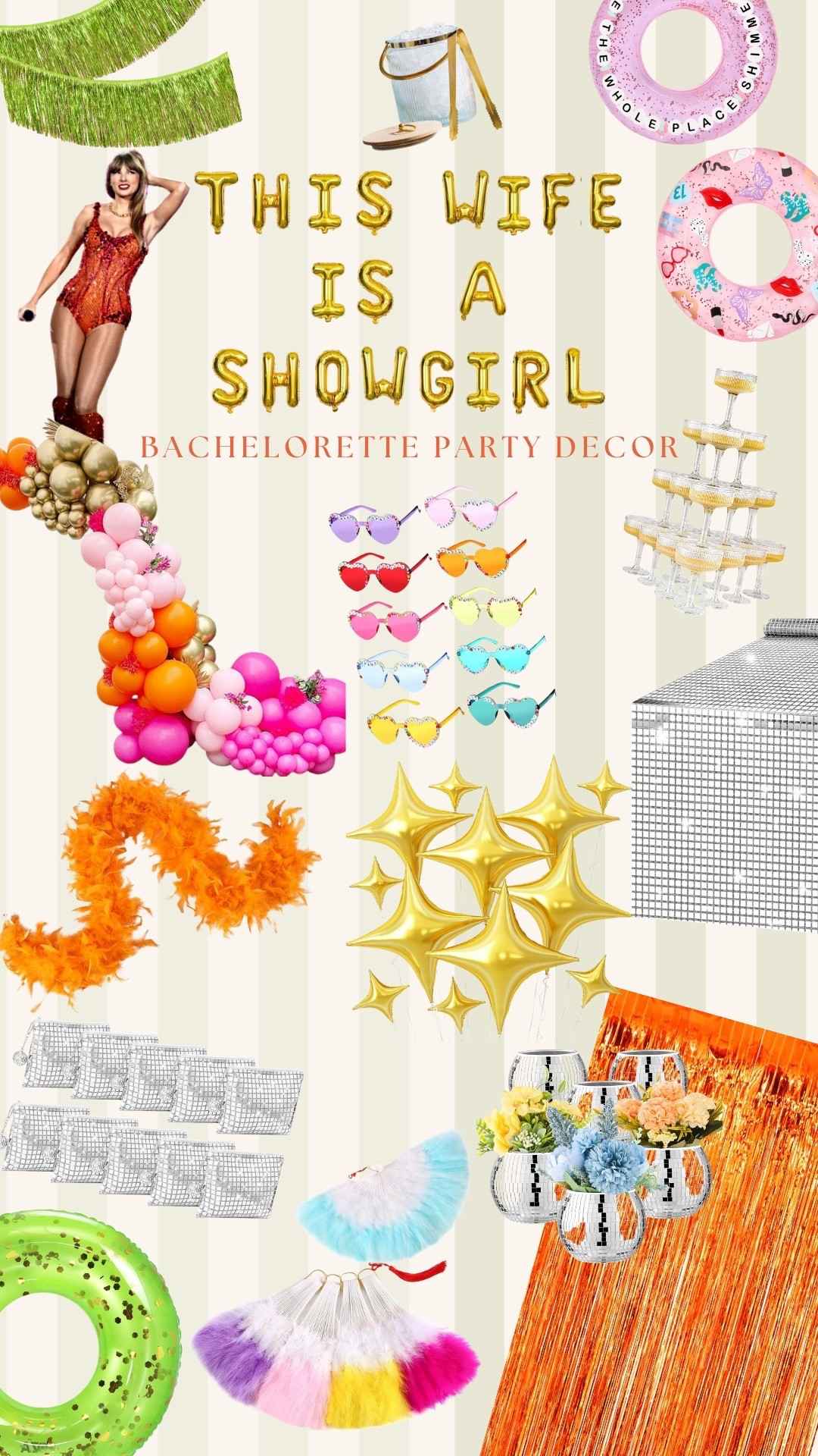 Life of a Showgirl Taylor Swift Bachelorette Party Decor List

#LTKParties #LTKWedding #LTKFindsUnder50