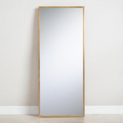 Brass Leaning Full Length Sana Mirror | World Market