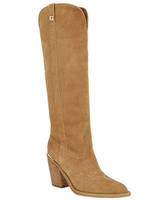 Women's Sashon Tall Topstitched Western Boots | Macy's