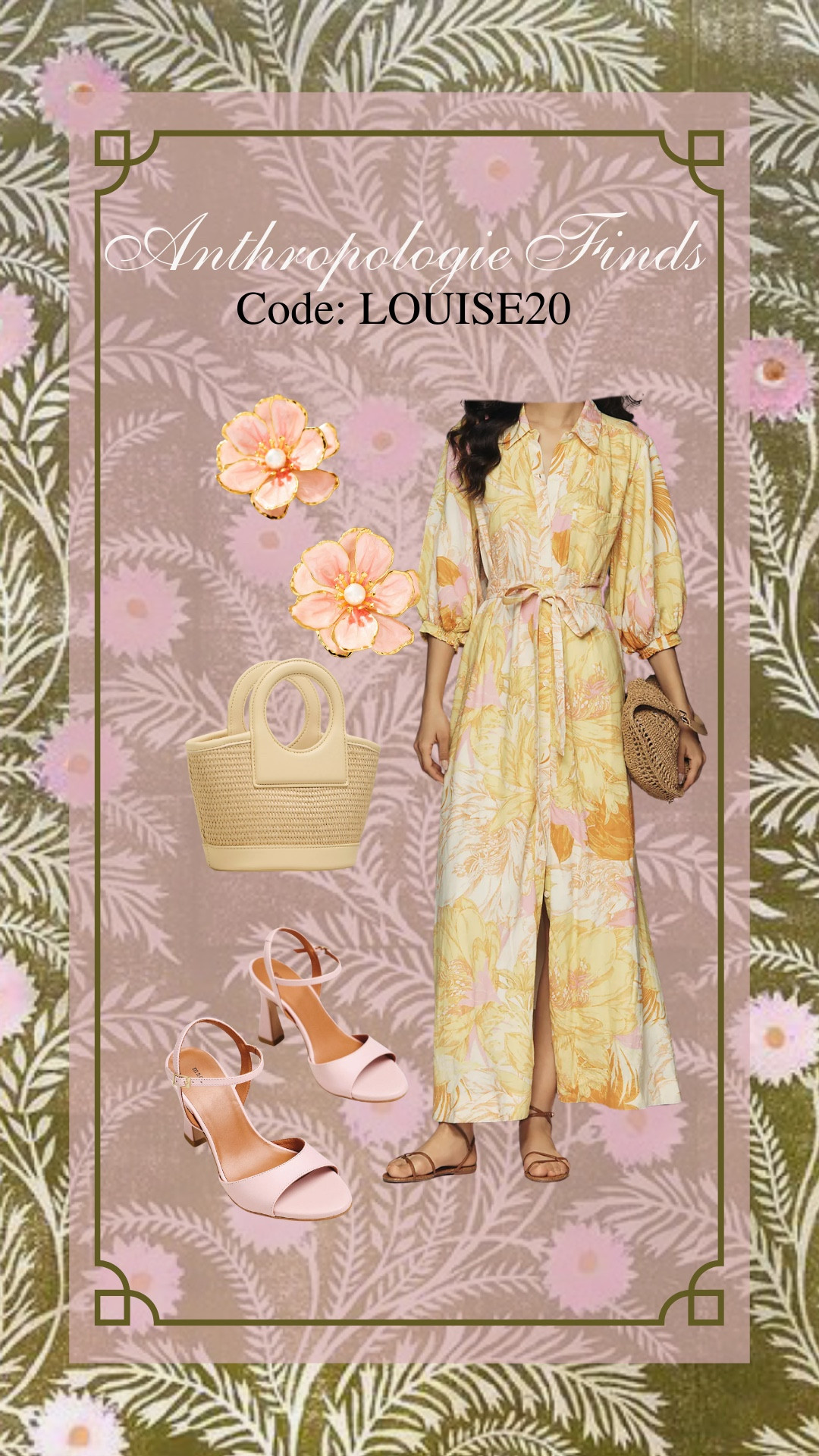 Anthropologie finds for spring! You may code LOUISE20 for 20% off through 3/9!