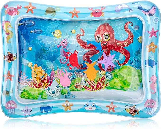 Mr. Pen- Inflatable Tummy Time Water Mat, Water Mat for Babies, Infant Water Mat, Baby Water Pad,... | Amazon (US)
