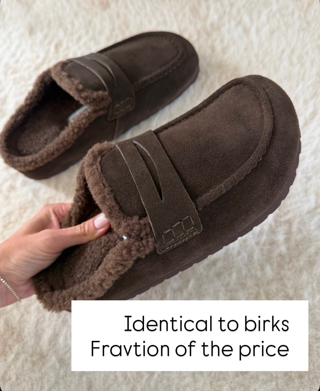 Cozy fall slippers that are perfect for cooler days at home.