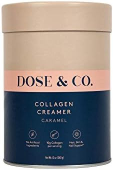 Dose and Co Collagen Creamer (Caramel) 12oz (340g) | Amazon (US)