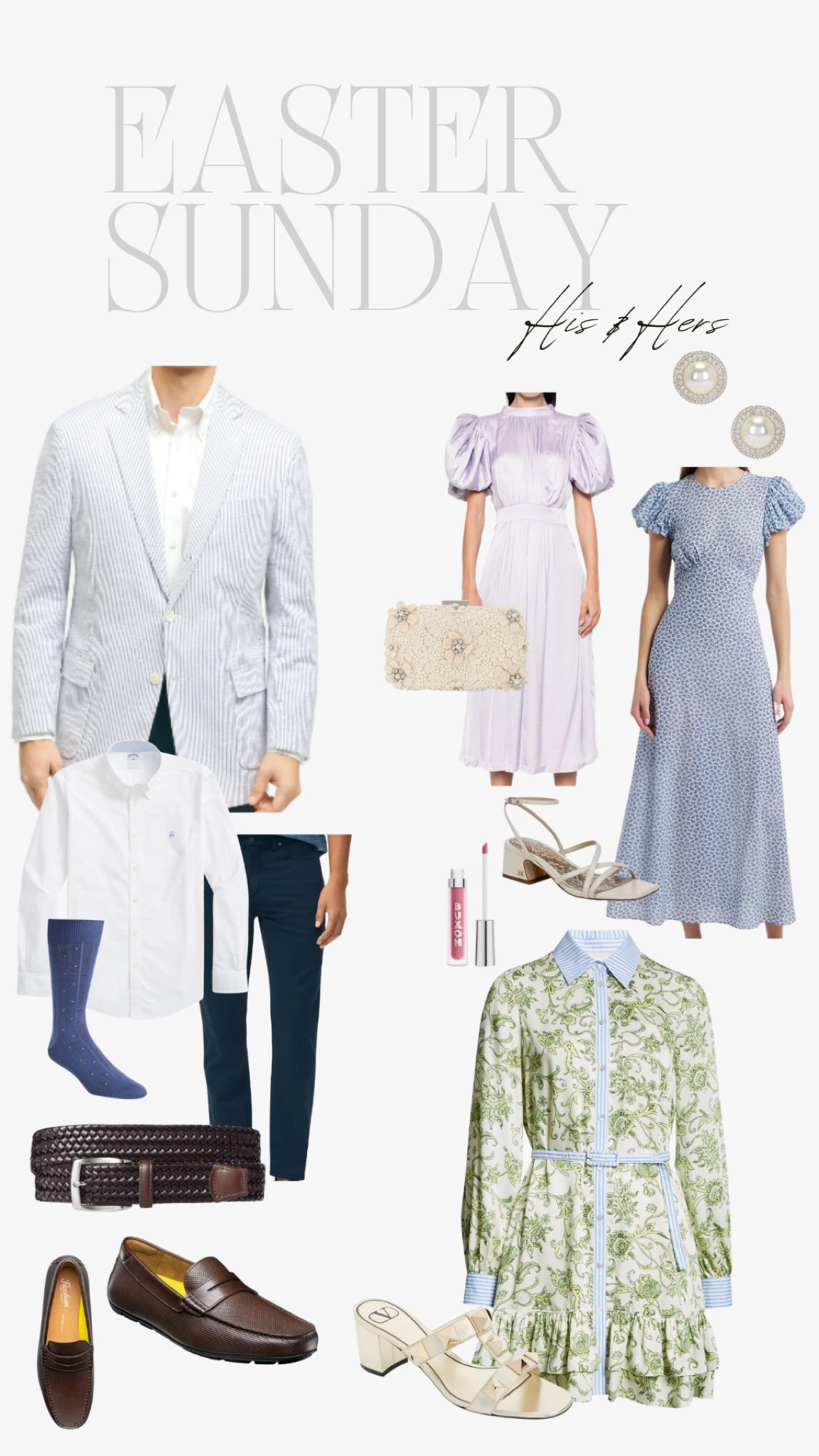 My couple style picks for Easter Sunday 🐣✝️🐰 (of course there are more options for her 😉)

#LTKStyleTip #LTKSeasonal #LTKFamily