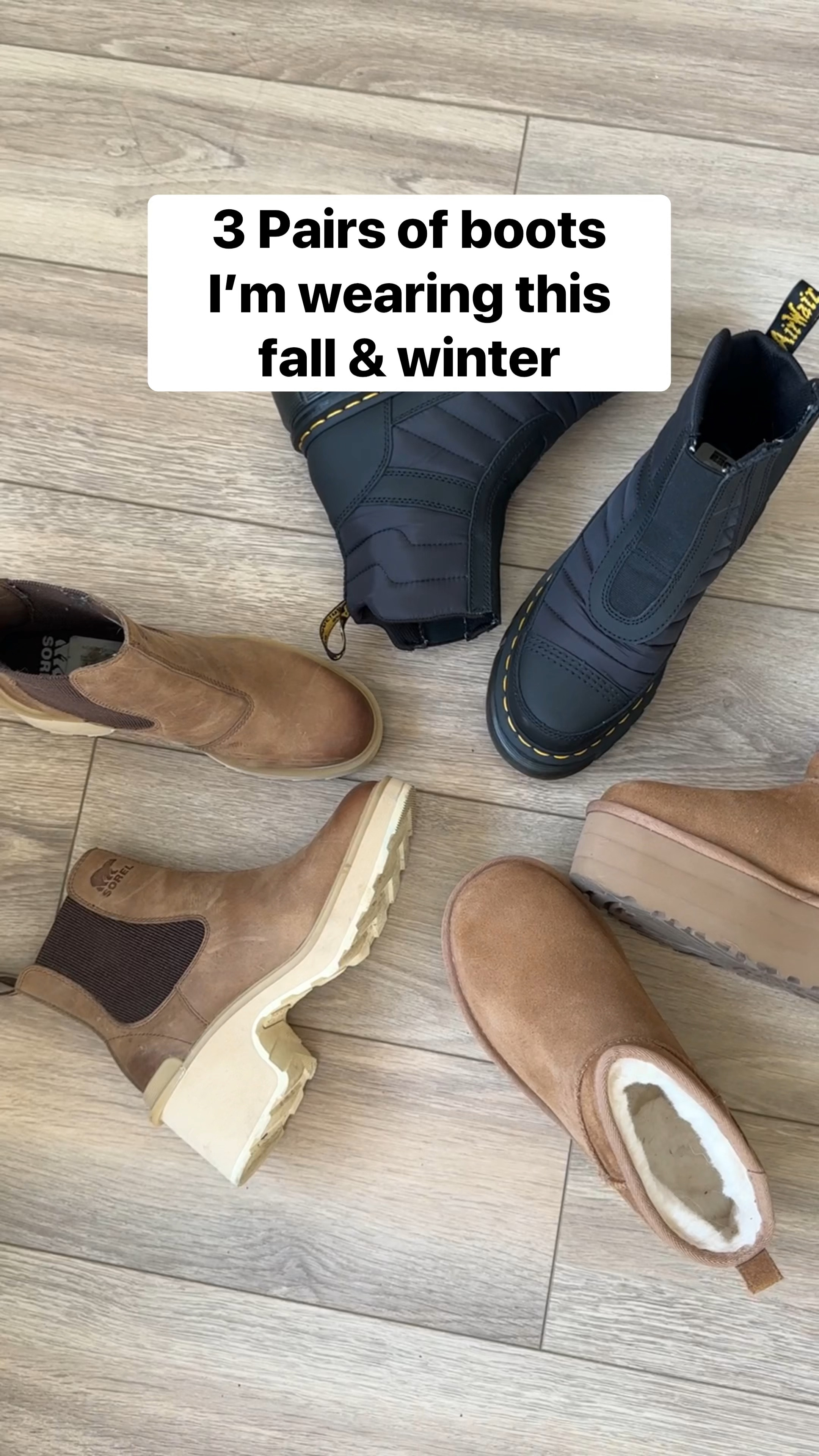 Here are 3 pairs of boots I’m wearing this fall and winter in Seattle. 

#LTKSeasonal #LTKGiftGuide #LTKHoliday