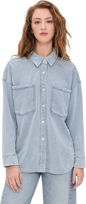 Z SUPPLY Women's All Day Knit Denim Jacket | Amazon (US)