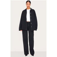 Tall Black Wide Leg Jeans | PrettyLittleThing US