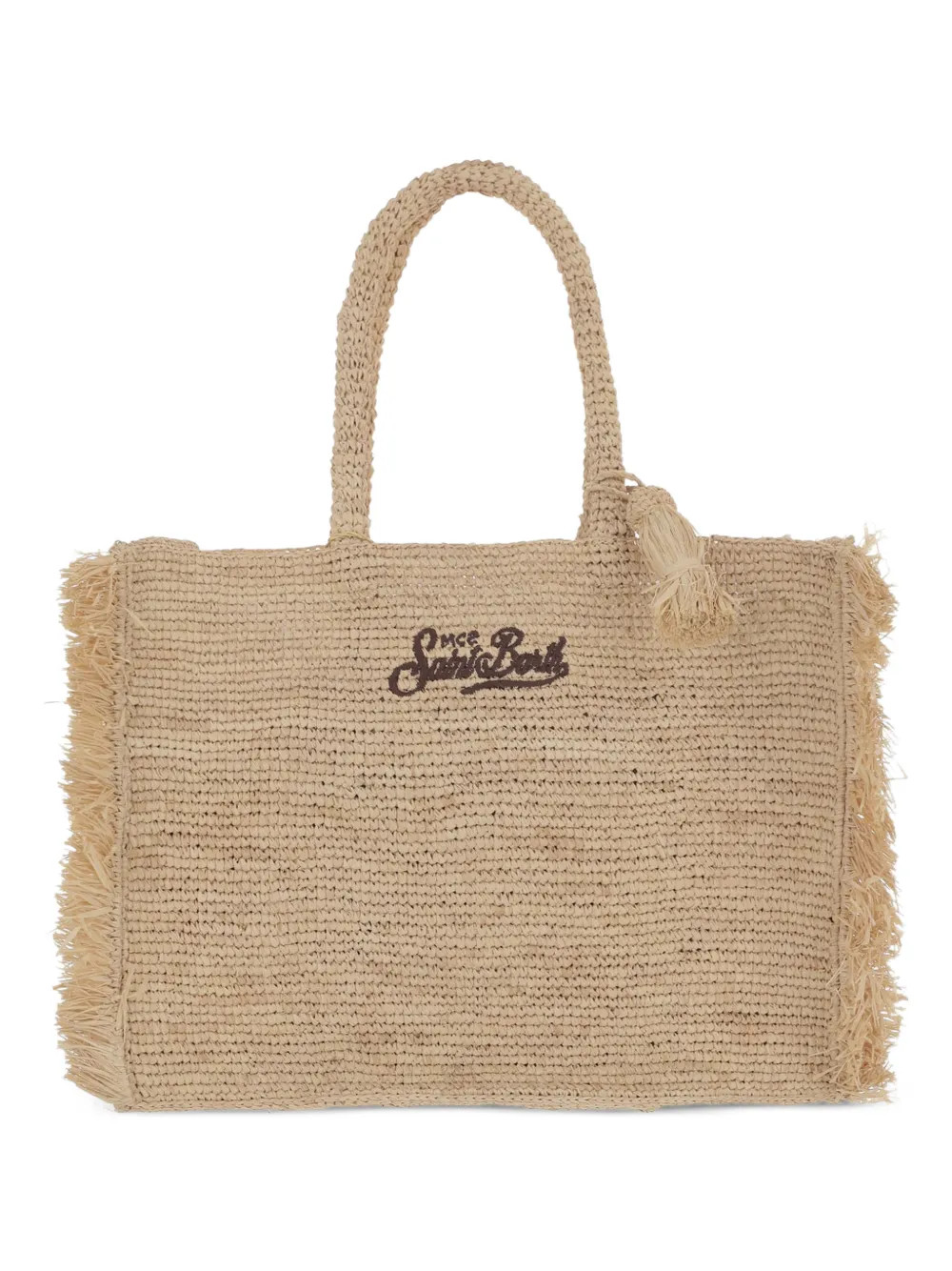 MC2 Saint Barth tassel-detail Raffia Shoulder Bag | Neutrals | FARFETCH IN | Farfetch Global