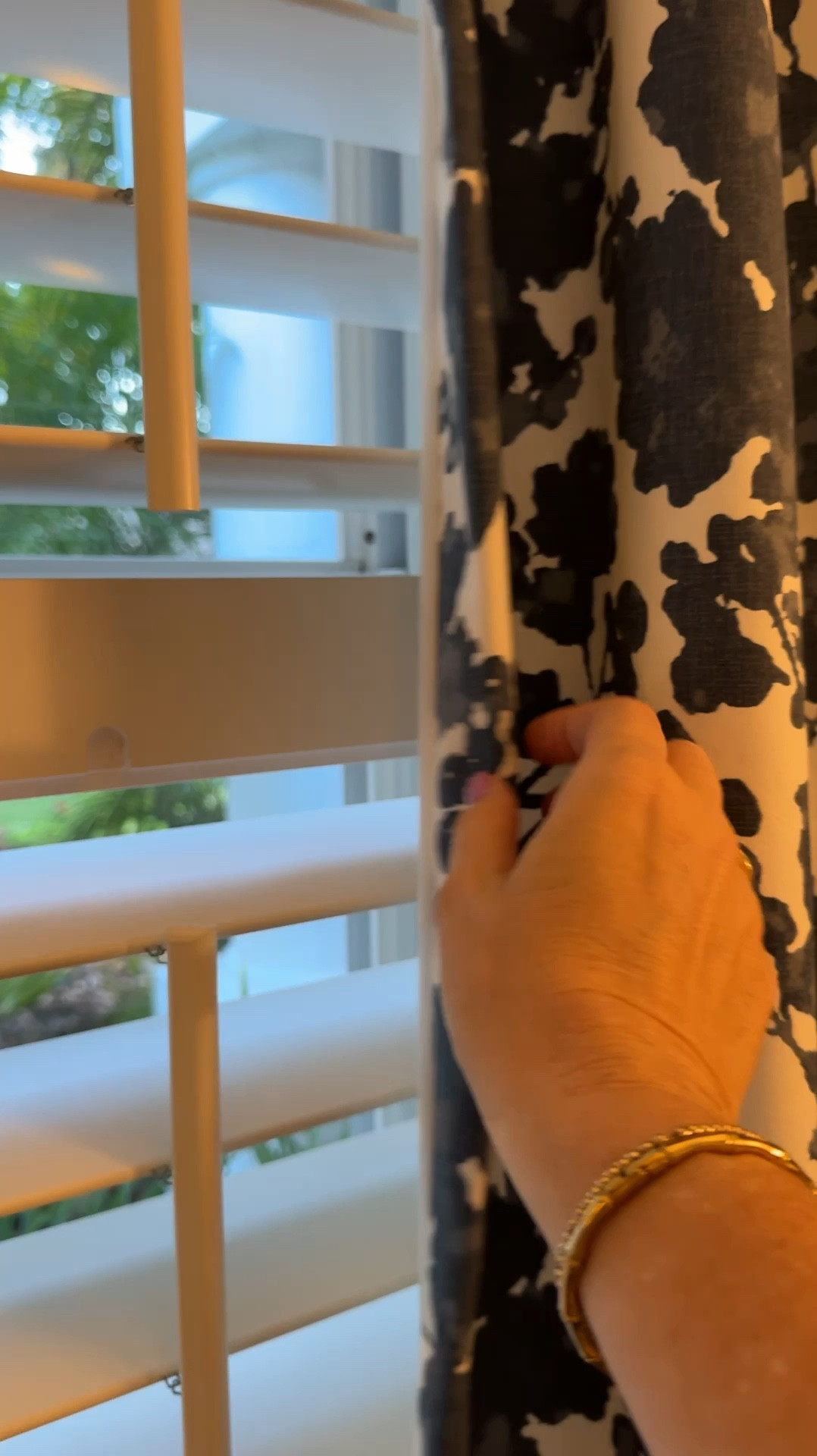 Beautiful curtain panels, navy floral. Nice thick fabric and the color is vibrant.  Cozy looped rug, comes in several colors. 

#LTKVideo #LTKHome